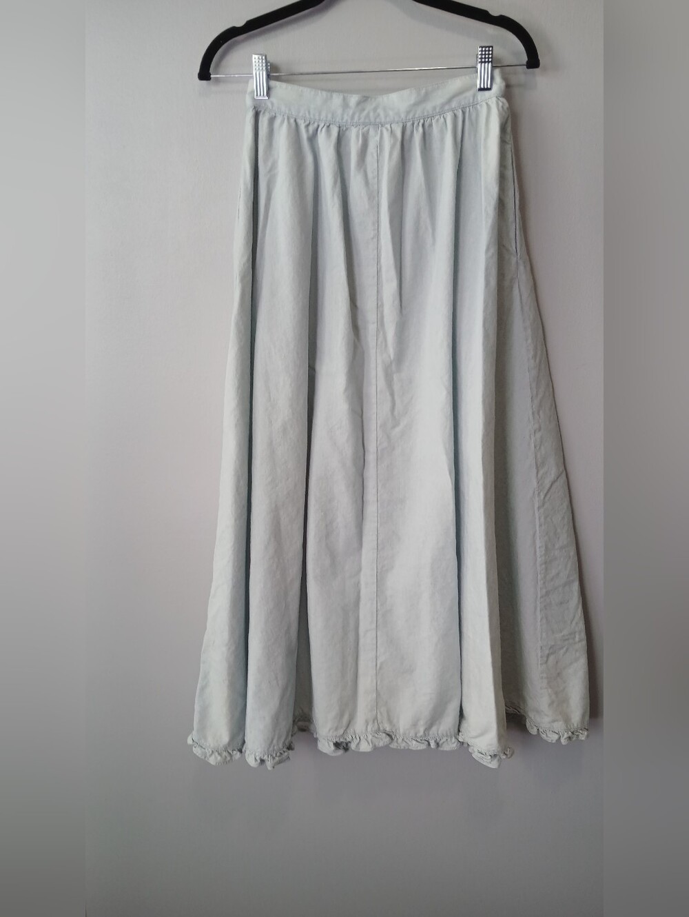 Lauren Jeans Co. Ralph Lauren Chambray Maxi Skirt Womens 2P Cottagecore Coastal - Picture 8 of 10